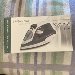 Savannah Home & Garden Clean Steam Multi-Function Iron